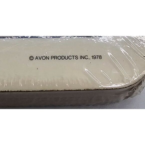 Set of 2 Vintage Avon 1978 Cork-Backed Winter Scene Coasters Set Of 6 - Picture 3 of 4